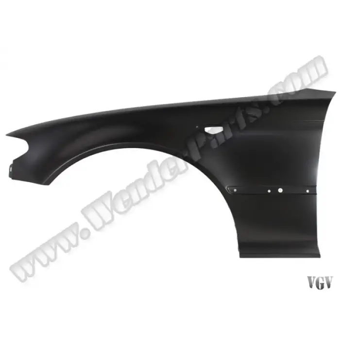 Çamurluk E46 Ön Sol; Delikli, Sac -Coupe- 2003-06