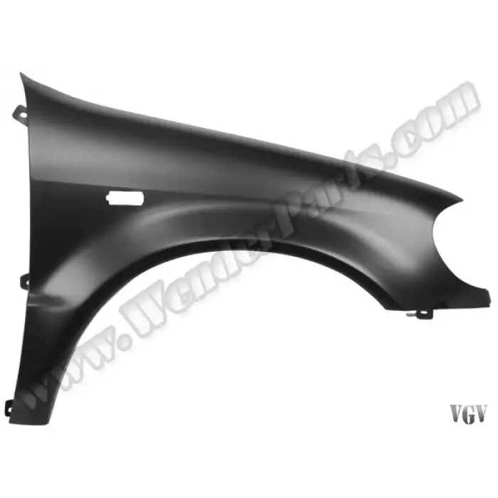 Çamurluk W163-ML Ön Sağ; Delikli, Sac 1998-00