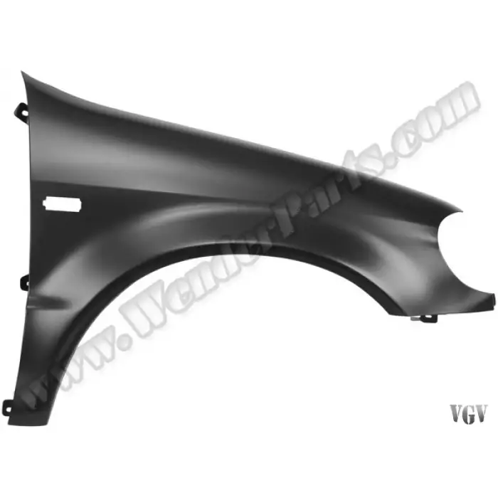 Çamurluk W163-ML Ön Sağ; Delikli, Sac 2000-01