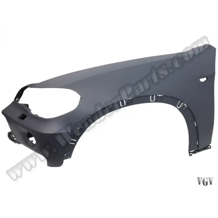 Çamurluk X5:E70 Ön Sol; Delikli, F.Yık-lı, Plastik 2007-08