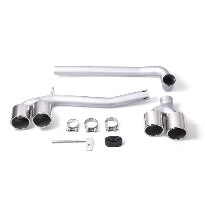 Egzoz Ucu F10 Set; Krom (Boruları ile) -///M5-