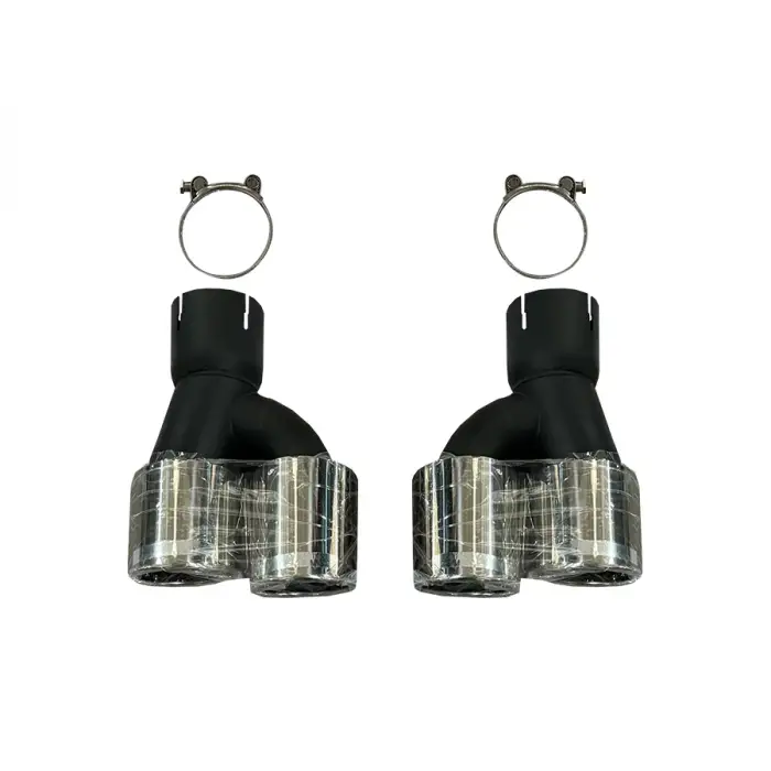 Egzoz Ucu G30 Set; Krom -///M5-