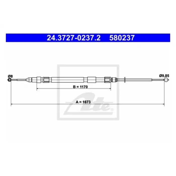El Fren Teli E60 Arka Sağ