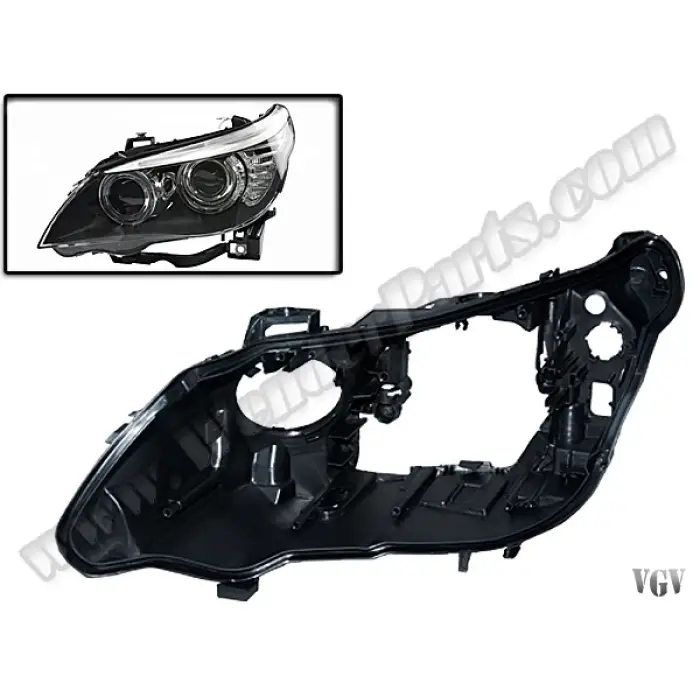 BMW E 60-LCI 2007-2009 Far Kasası E60 LCI Sol Bi Xenon 63127177751 Wender
