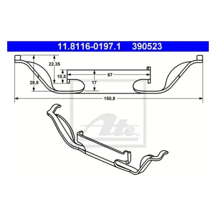 Fren Balata Sacı E39 E38 X3:E83 X5:E53 Ön