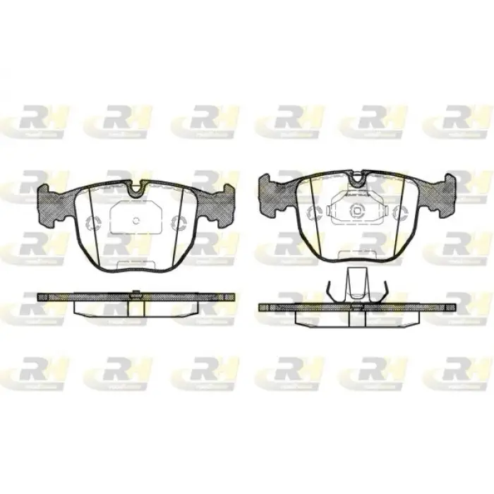 Fren Balatası E38 X5:E53 Ön 740i; 3.0i/d>4.4i