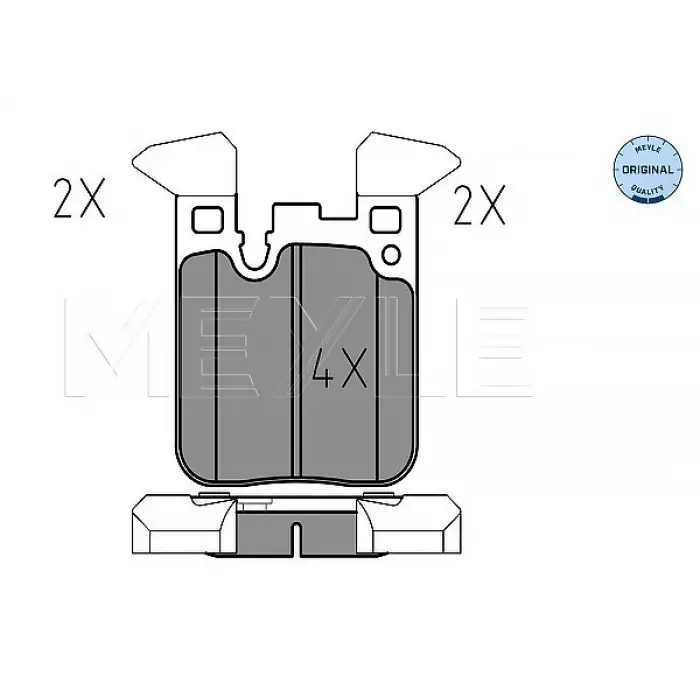 Fren Balatası F20+LCI F22+LCI F30+LCI F34+LCI F32+LCI F36+LCI Arka -Performance-