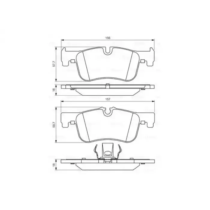 Fren Balatası F20 Ön 114>118i/d