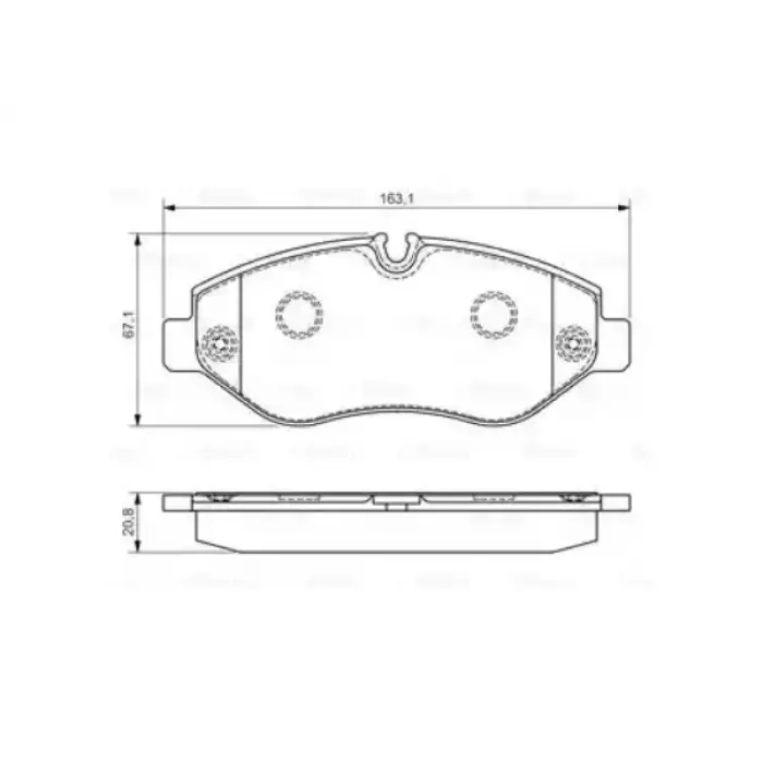 Fren Balatası Spr906/907 Vito639/447 Ön