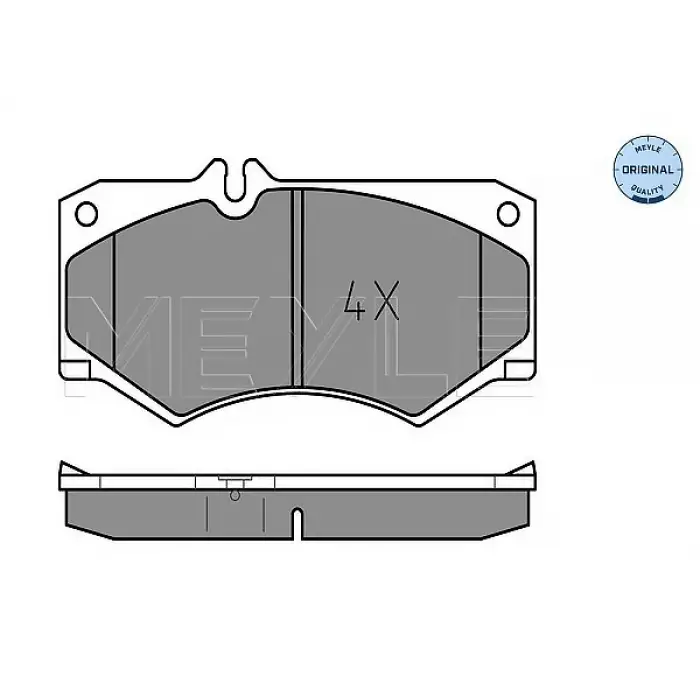 Fren Balatası T1/T2:207D>608D Ön