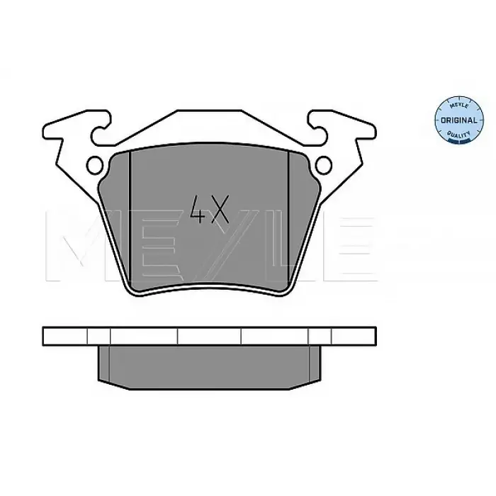 Fren Balatası Vito638 Arka -CDI-