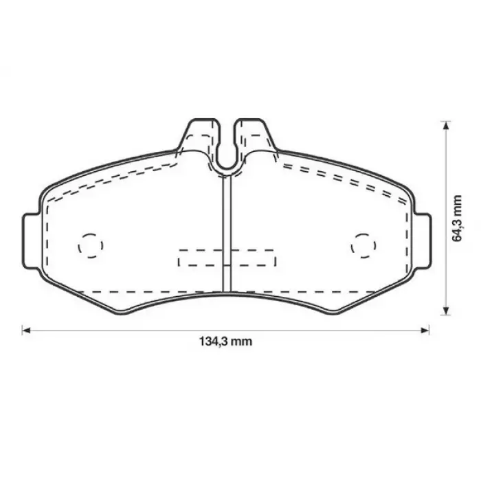 Fren Balatası Vito638 Ön