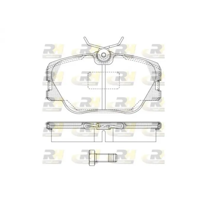 Fren Balatası W124 Ön 200>300