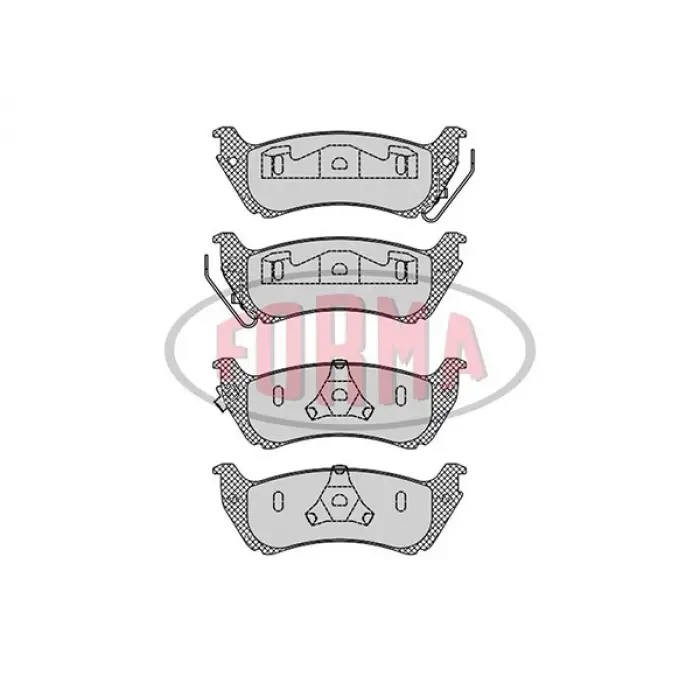 Fren Balatası W163 Arka 230>500 1998-00