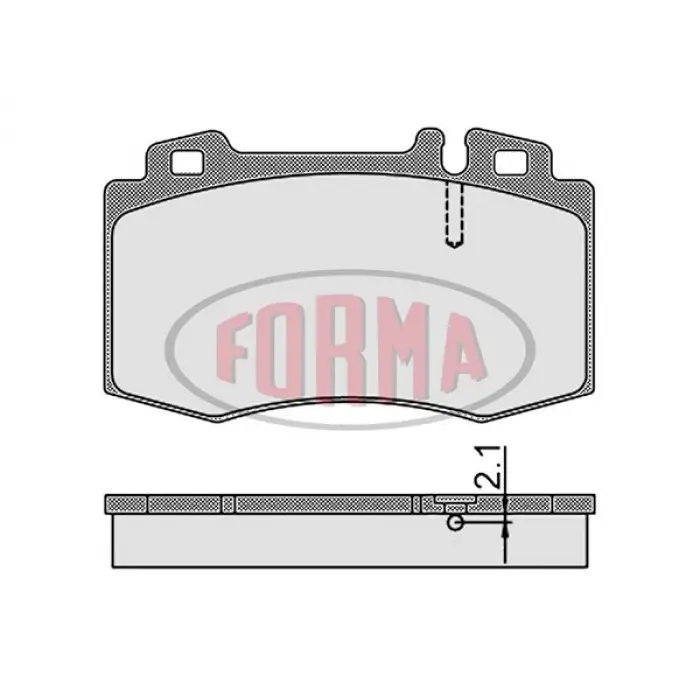 Fren Balatası W163 W220 Ön S280>600; ML230>500