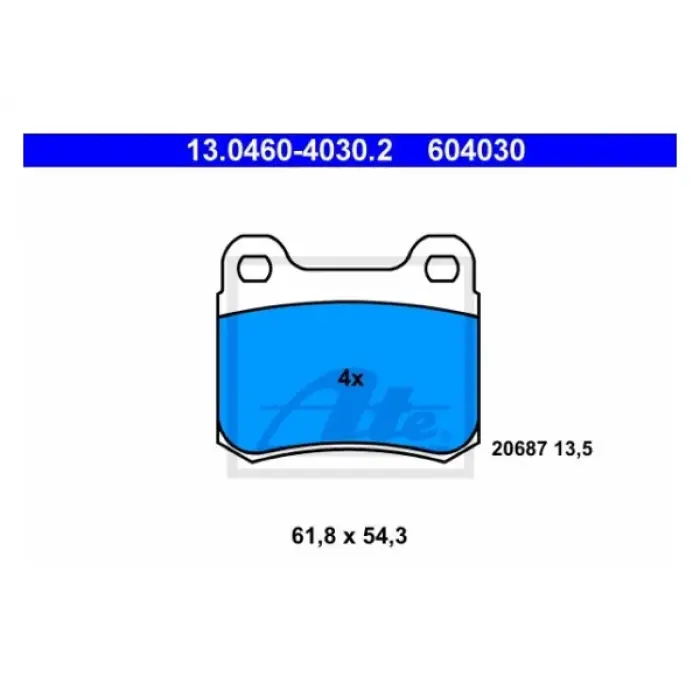 Fren Balatası W201 Arka