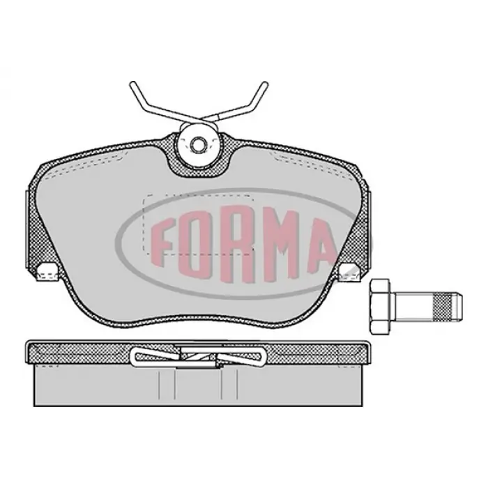 Fren Balatası W201 Ön