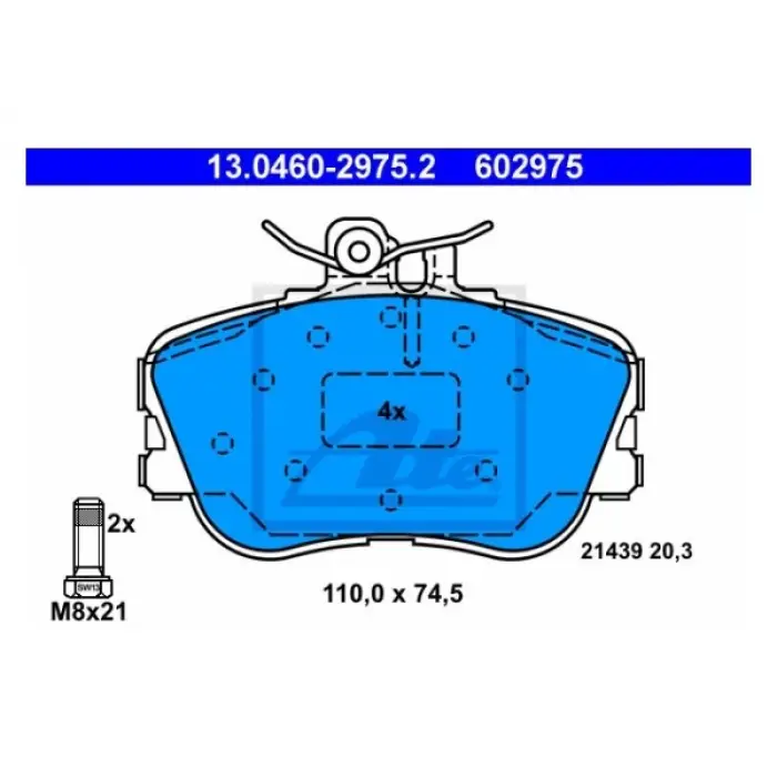 Fren Balatası W202 Ön 180>280
