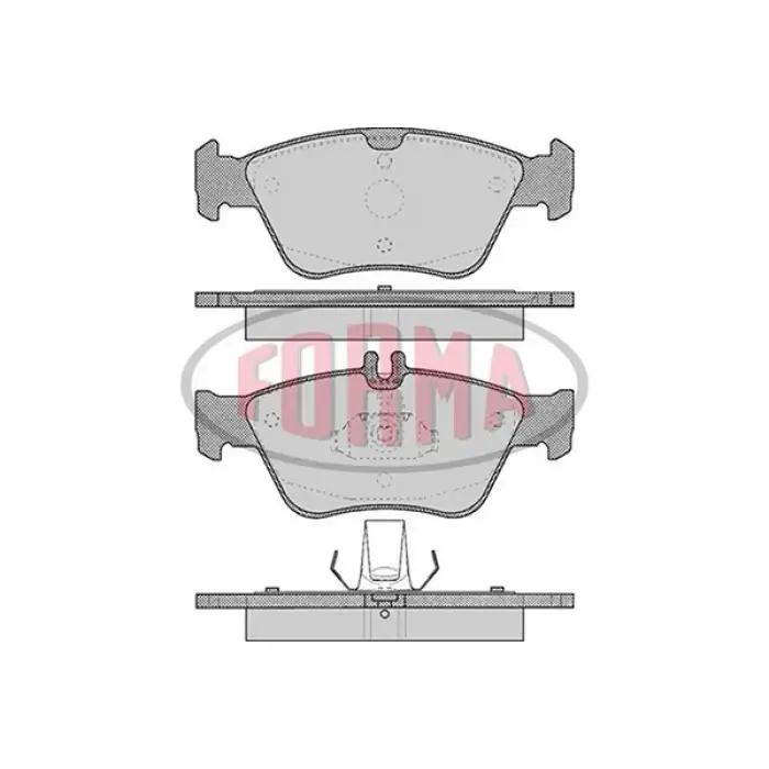 Fren Balatası W210 Ön 200>280