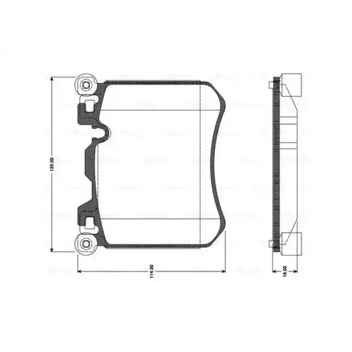 Fren Balatası X5:E70 X6:E71 X5:F15 X6:F16 Ön -///M-