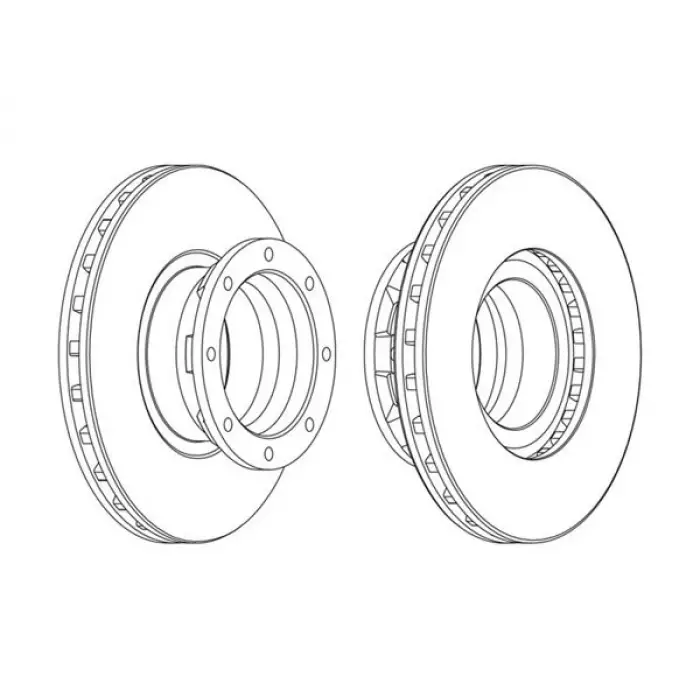 Fren Diski ATEGO Arka Havalı