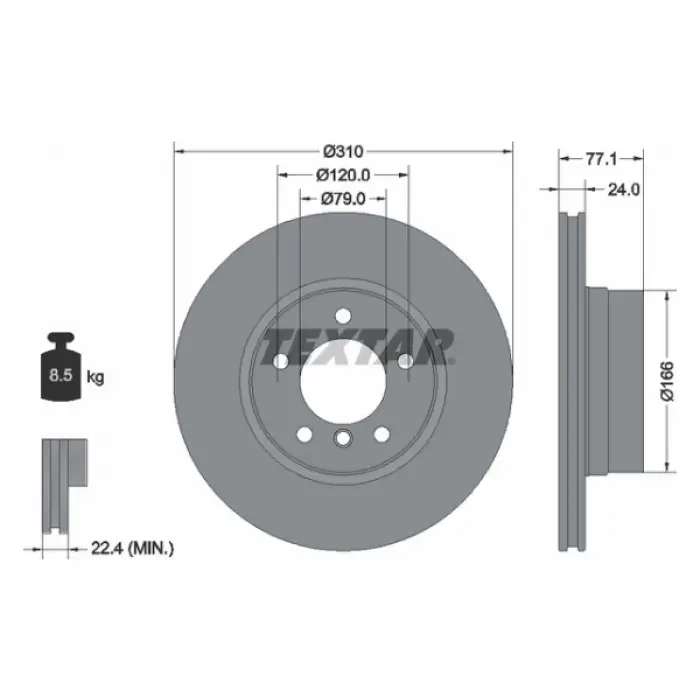 Fren Diski E60 Ön Havalı 520>525i/d
