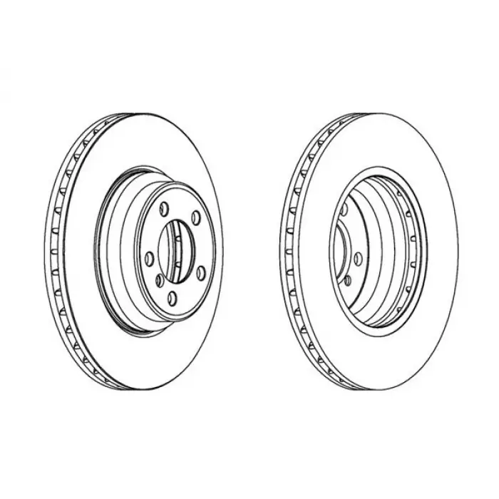 Fren Diski E65 Set:2ad Ön Havalı 740>760i 730d