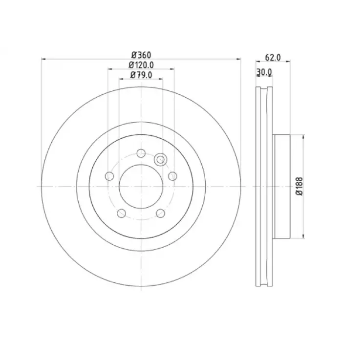 Fren Diski L319 L320 Ön Havalı