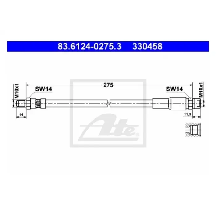 Fren Hortumu E38 Arka