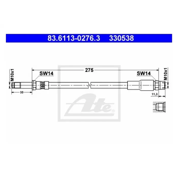 Fren Hortumu E39 Arka