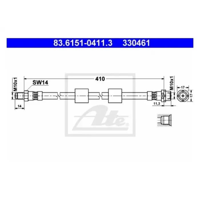 Fren Hortumu E39 Ön