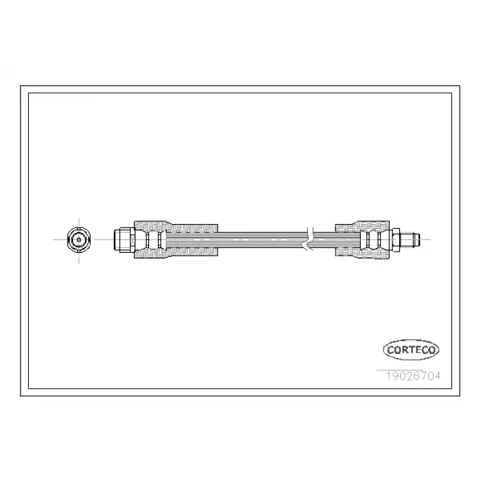 Fren Hortumu W168 Ön