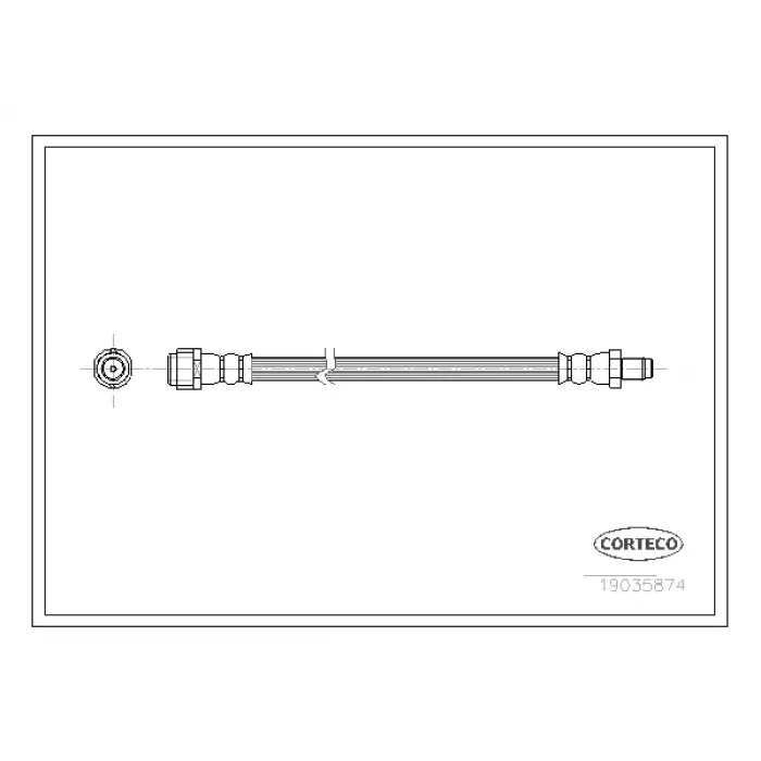 Fren Hortumu W169 W245 Ön