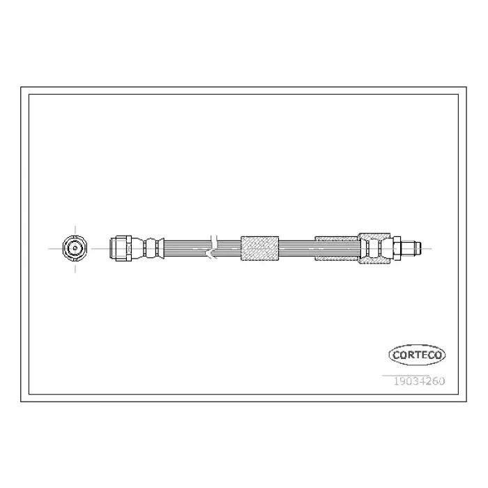 Fren Hortumu W211 W220 Ön