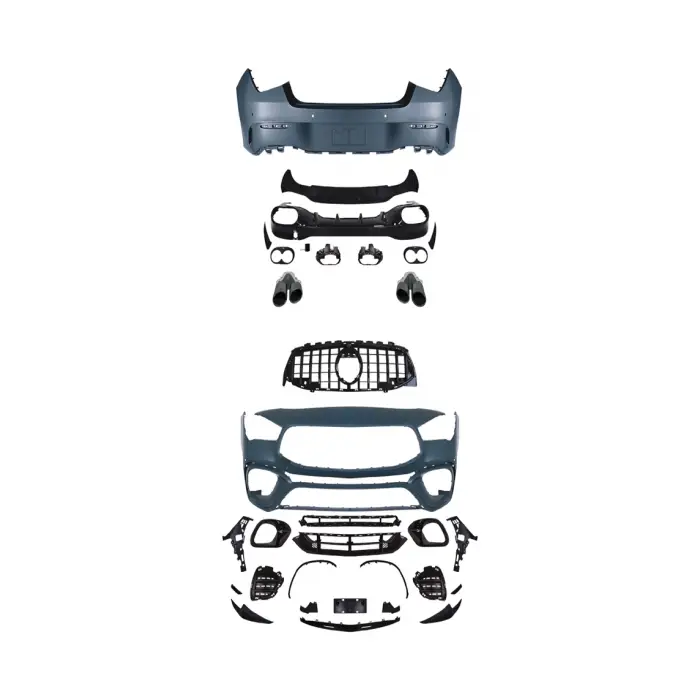 Gövde Kiti C118 PDCli:Ön/Arka, <OO-OO> Egz.Uçlu, Panj-lu -/////AMG CLA45- 2019-