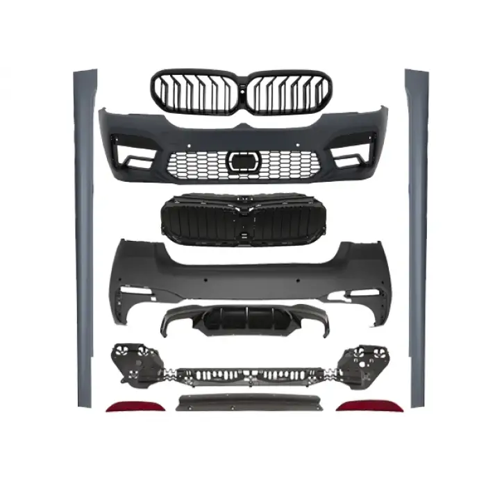 Gövde Kiti G30-LCI PDCli:Ön/Arka, PMAlı, <OO-OO> Egz.Çıkışlı, Marşpiyelli, Kelebekli, Panj-lu -///M5-STYLE- 2020-23