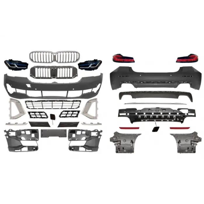 Gövde Kiti G30+LCI [UPGRADE] PDCli:Ön/Arka, <O-O> Egz.Çıkışlı, Panj-lu, Far/Stop -Luxury- 2017-23