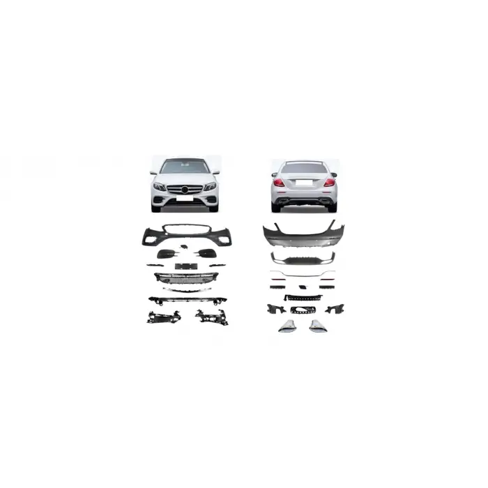 Gövde Kiti W213 PDCli:Ön/Arka, <O-O> Egz.Çıkışlı, Egz.Uçlu -/////AMG- 2016-19