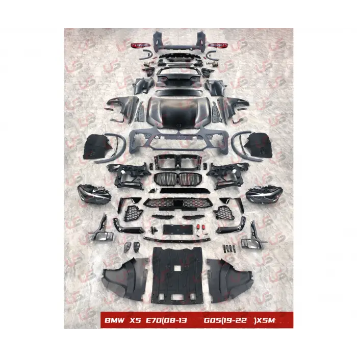 Gövde Kiti X5:E70 [DONUSUM=> X5:G05] PDCli:Ön/Arka, 00-00-Çıkış, Panj-lu, Egz.Uçlu, Kaput/Çamurluk/Bagaj Kap., Far/Stop, Çamurluk Dodikleri -X5M- 2007-12