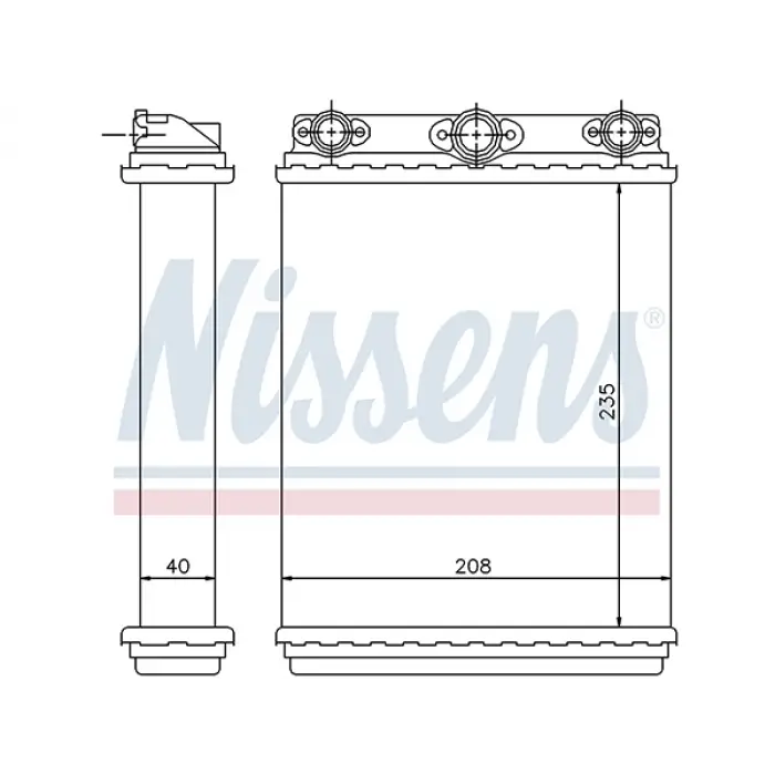 Kalorifer Radyatörü W124 AC- 1985-90