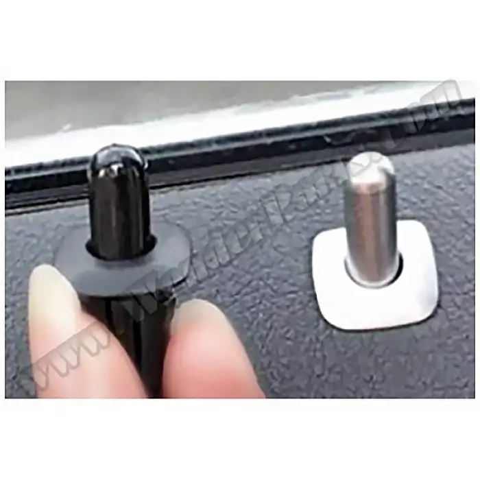 Kapı Kilit Düğmesi F10+LCI Yuvası ile Siyah