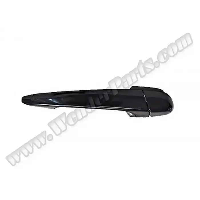 Kapı Kolu E46 Ön/Arka Dış Sağ; Siyah Düz -Sedan- 2001-05