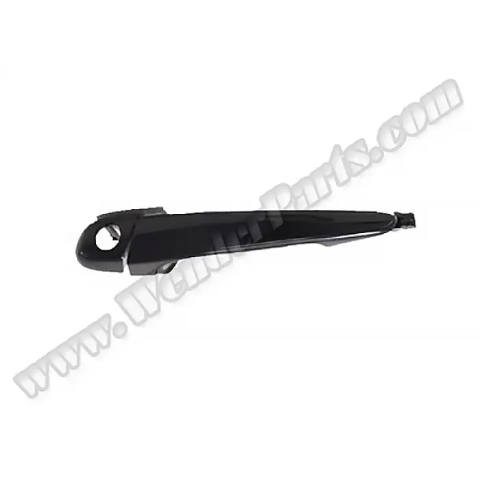 Kapı Kolu E46 Ön Dış Sol; Siyah Delikli, Düz -Sedan- 1998-00