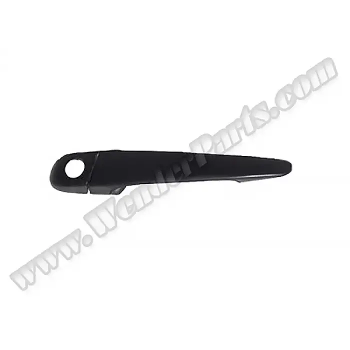 Kapı Kolu E46 Ön Dış Sol; Siyah Delikli, Pütürlü -Sedan- 2001-05