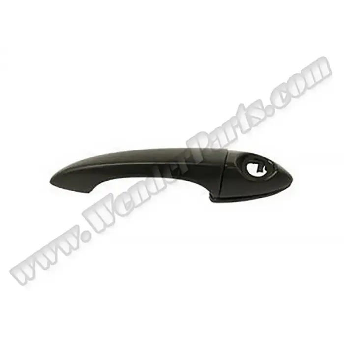 Kapı Kolu X5:E53 Ön Dış Sol; Siyah Delikli, Pütürlü