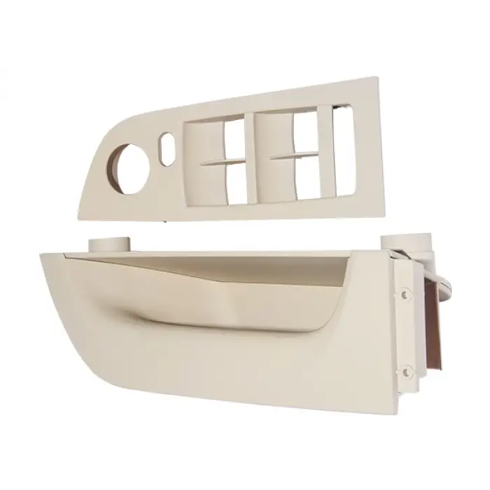 Kapı Tutamağı E90 Ön Sol; Bej Cam Düğme Çerçeveli