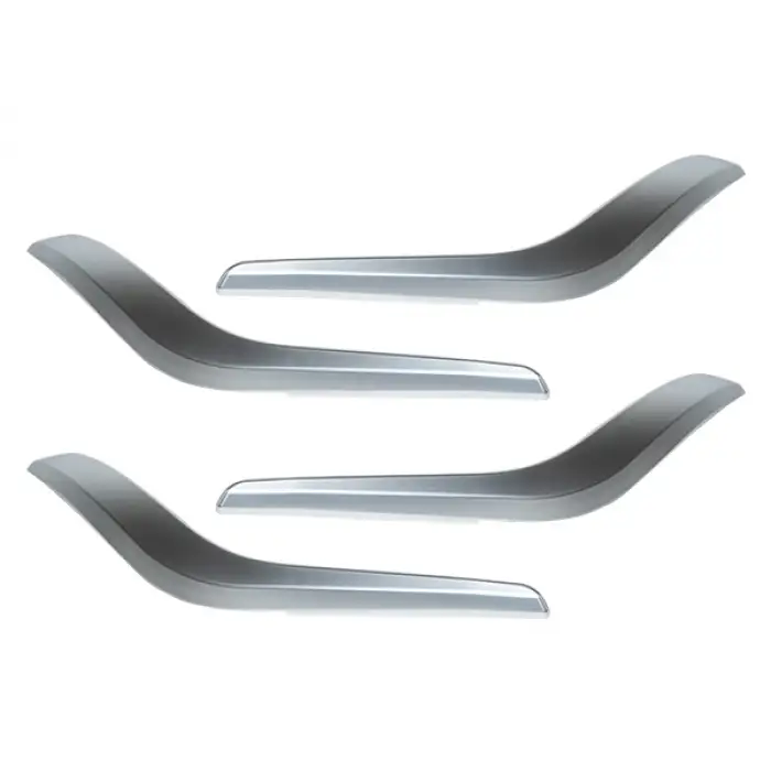 Kapı Tutamak Kaplama Seti X1:E84 Ön&Arka; Krom-Gümüş