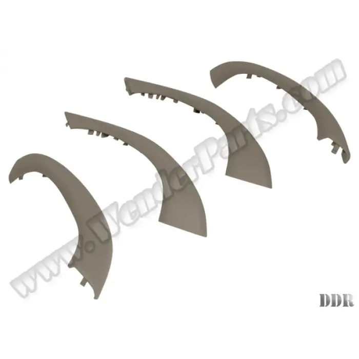 Kapı Tutamak Kaplama Seti X1:F48 X2:F39 Ön&Arka; Krema