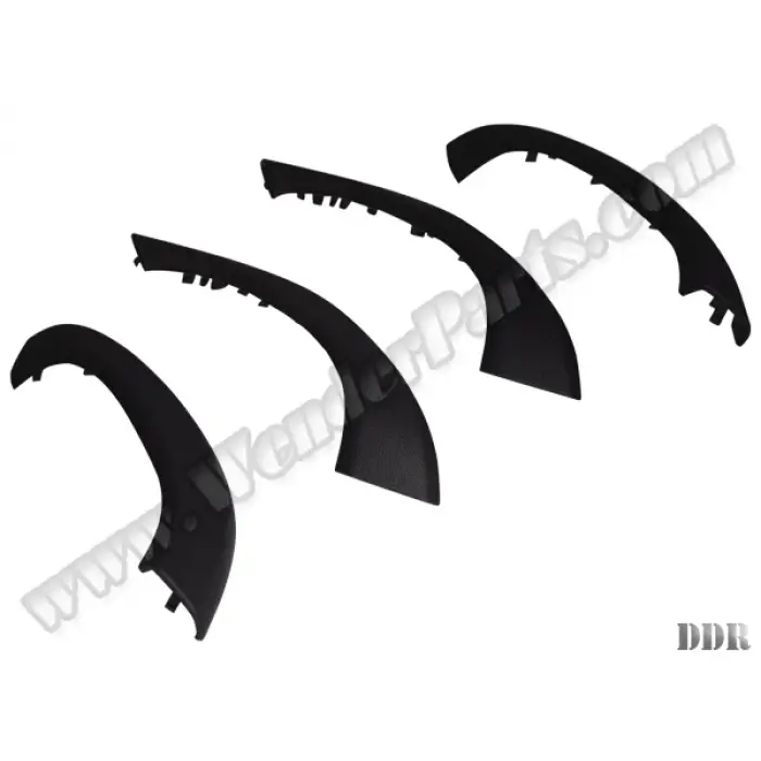 Kapı Tutamak Kaplama Seti X1:F48 X2:F39 Ön&Arka; Siyah