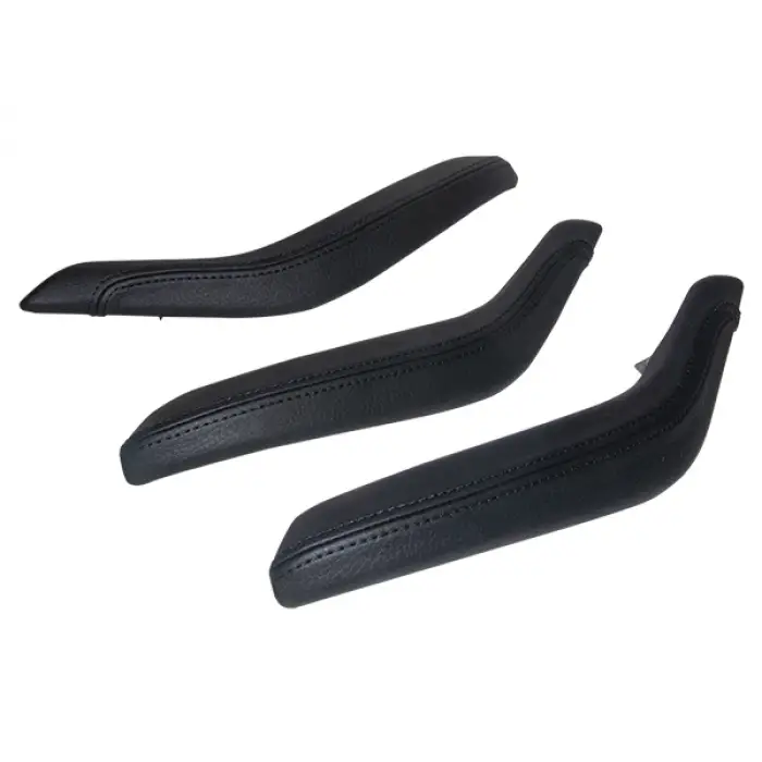 Kapı Tutamak Kaplama Seti X5:F15 X6:F16 Ön&Arka; Siyah Deri